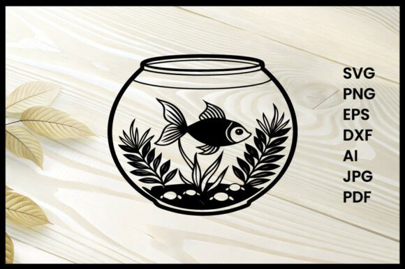 Aquarium Illustration Silhouette