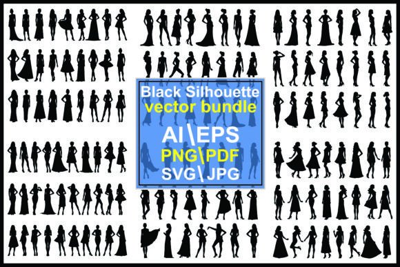 Fashion Girls, Black Silhouette