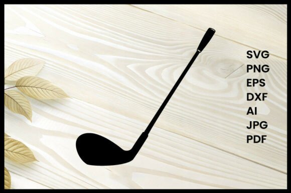 Golf Bat Illustration Silhouette