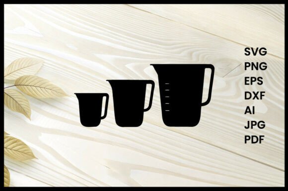 Measuring Cups Silhouette
